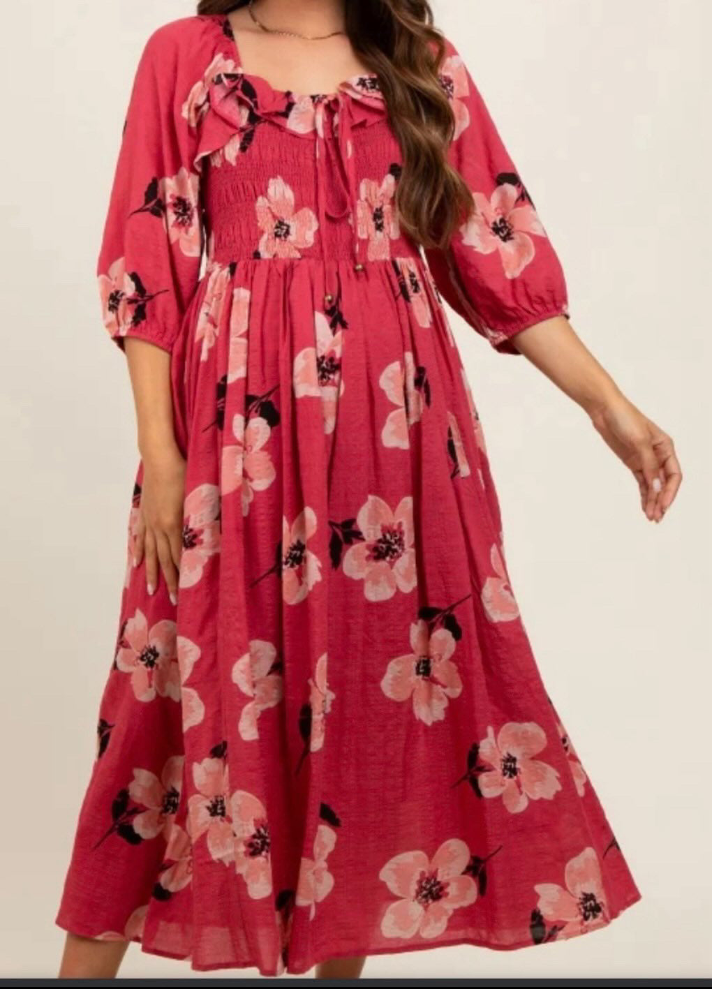 Vestido Rosadito Floral